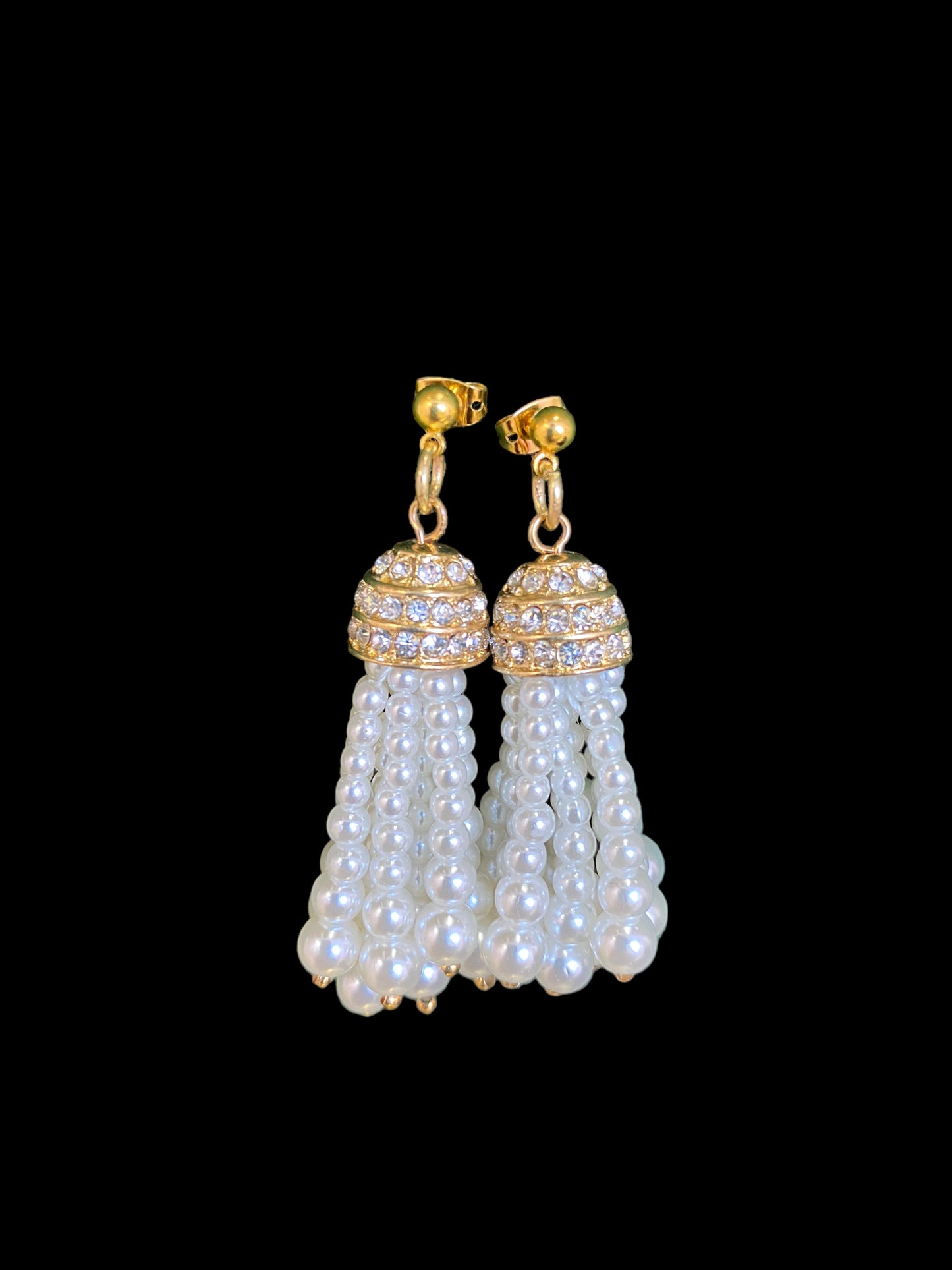 Pearl Tassel Earrings