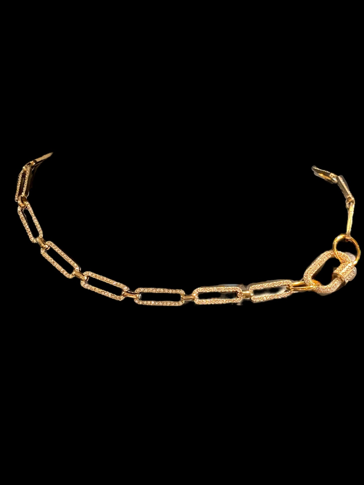 Polished Diamante Choker