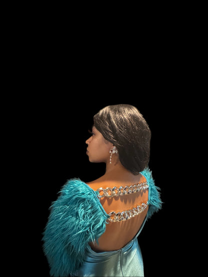 Shaggy Faux Fur Bolero