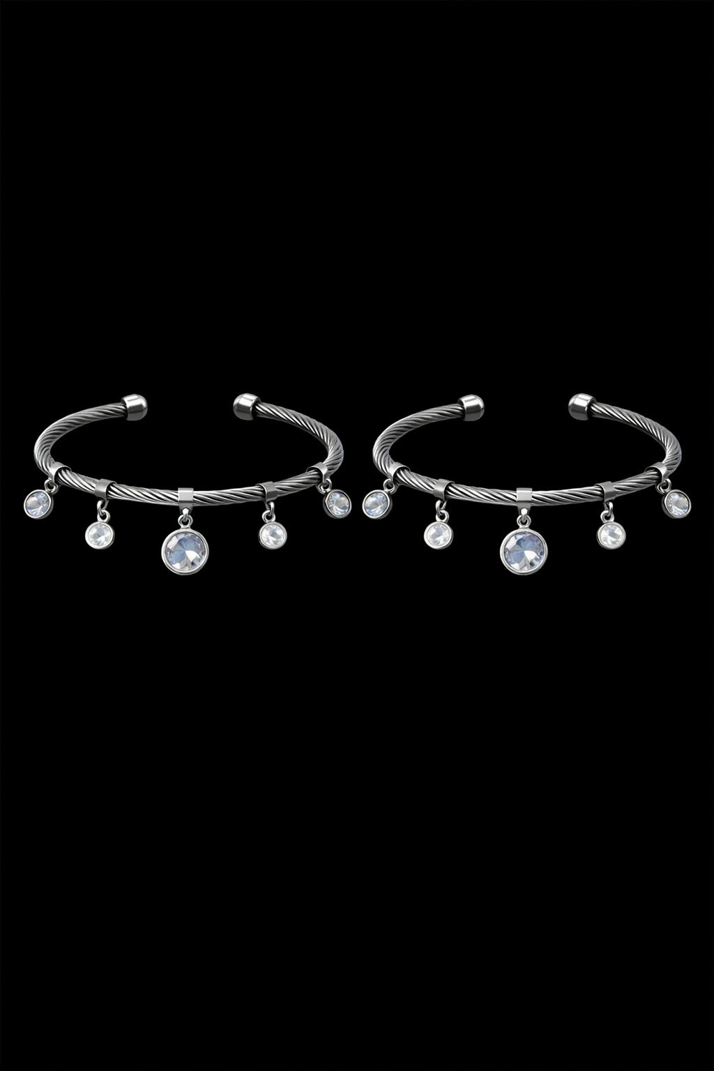 Crystal Chandelier Cuff