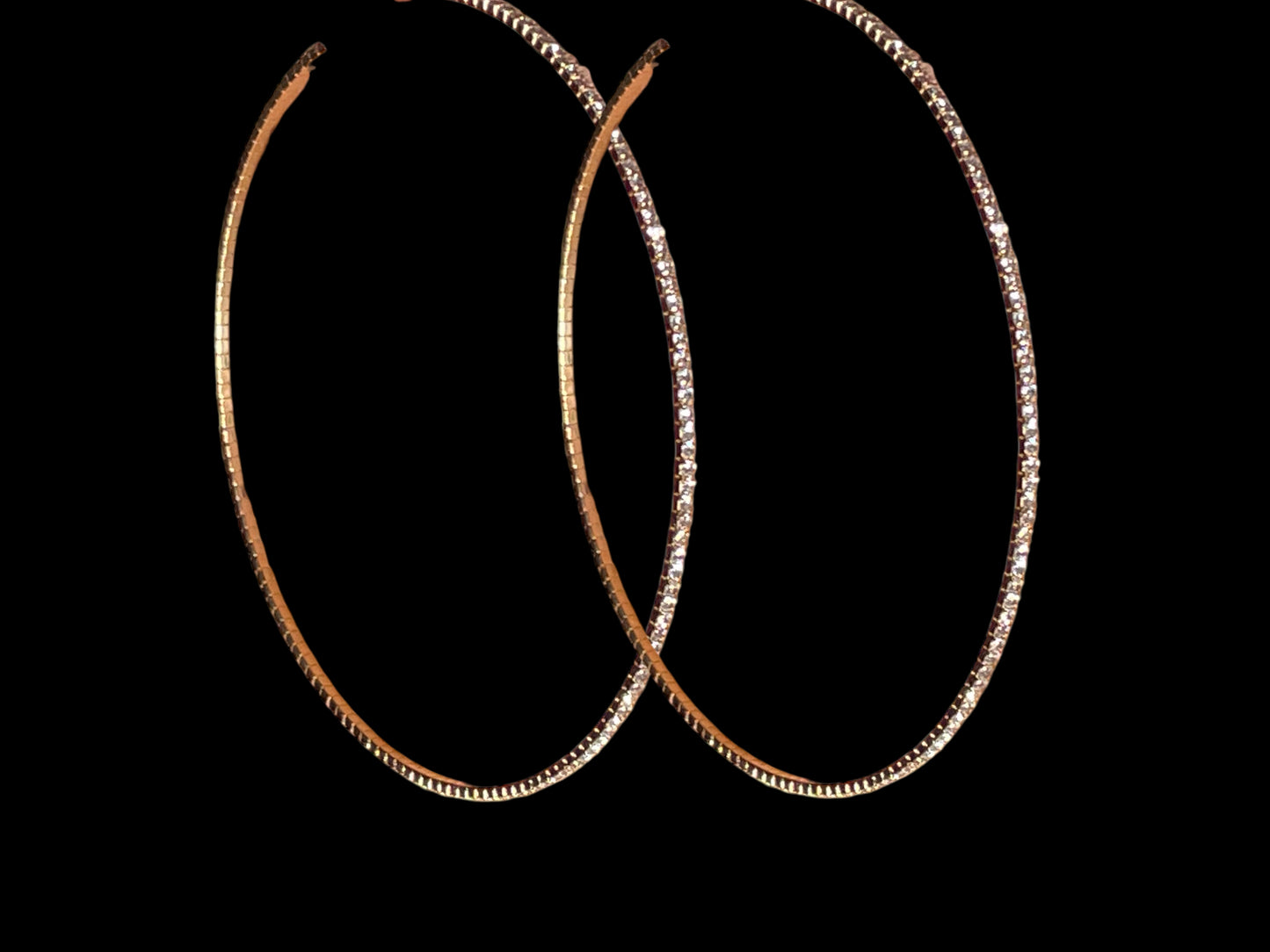 Crystal Hoops