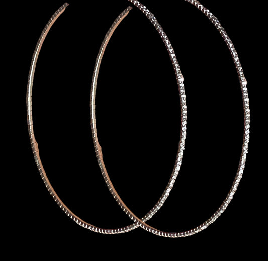 Crystal Hoops