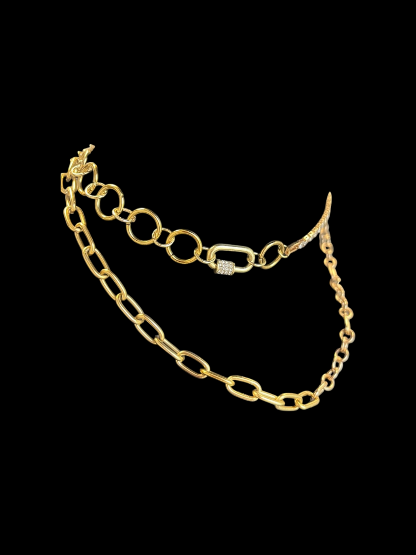 Collier ras du cou à réaction en chaîne