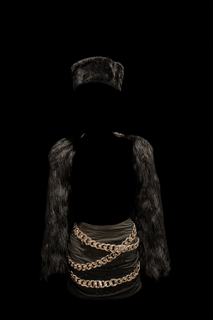 Faux Fur Night Cap